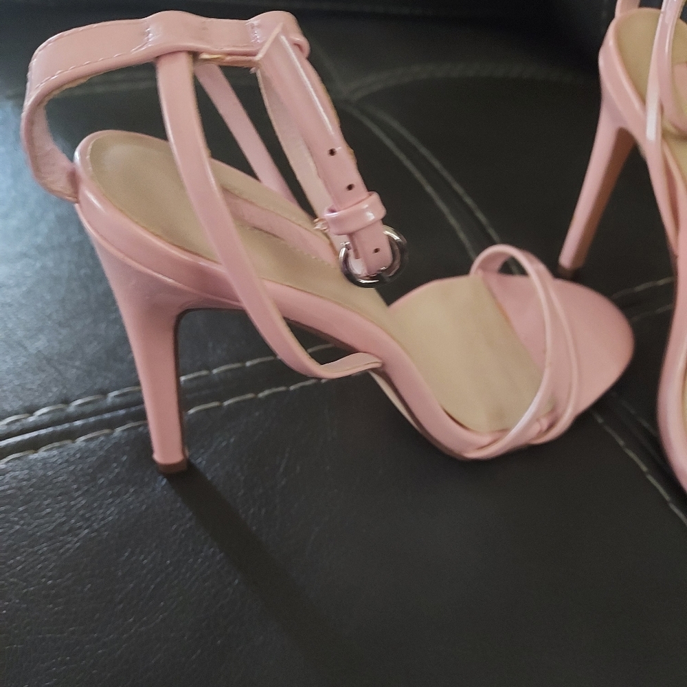 Pearlescent Baby Pink 4in heel
